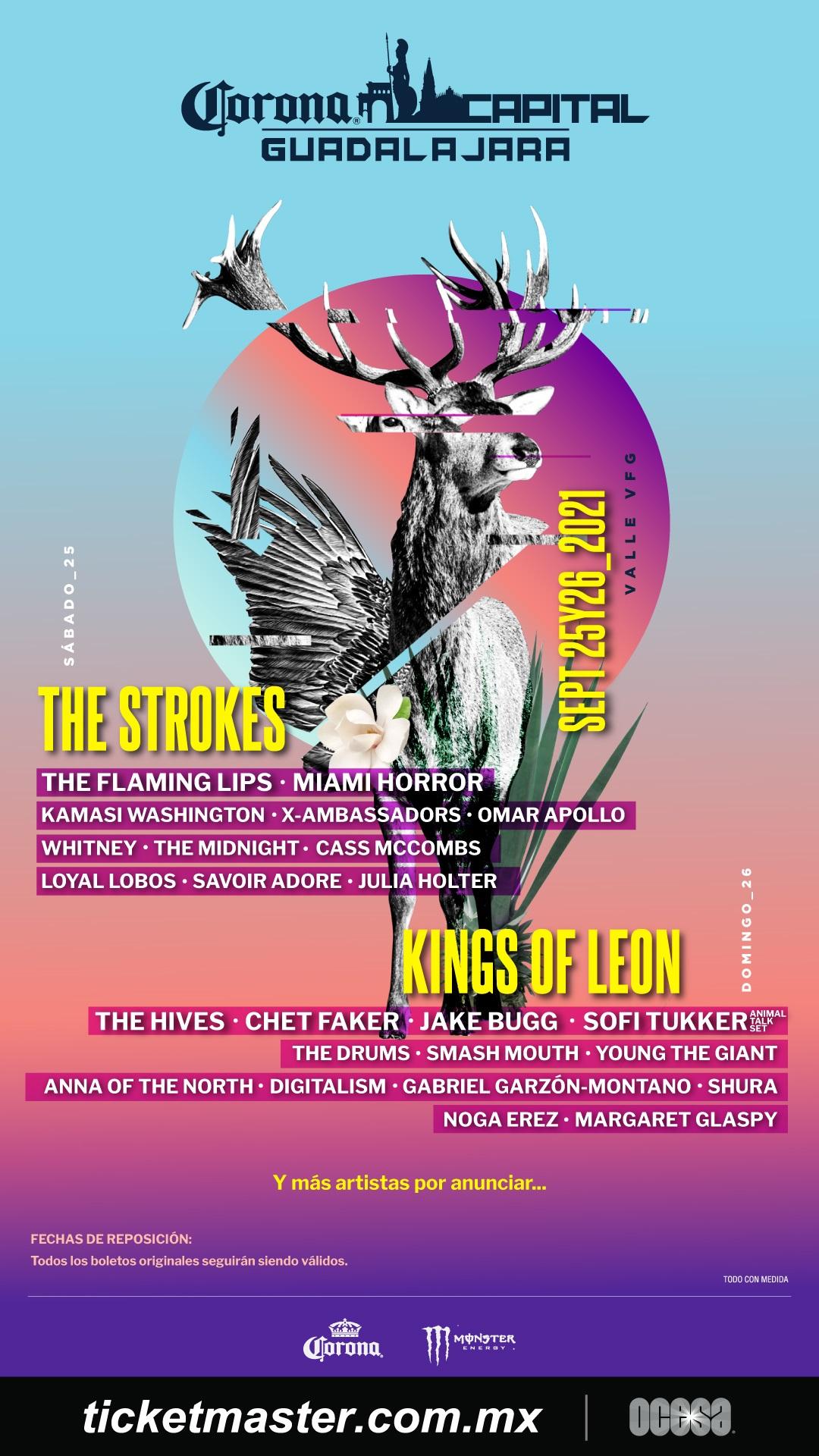 OMG: Se filtra cartel del Corona Capital 2021