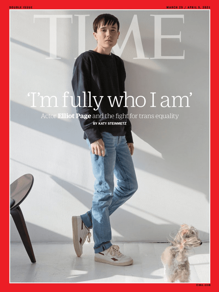 EL ACTOR ELLIOT PAGE PROTAGONIZA PORTADA DE TIME