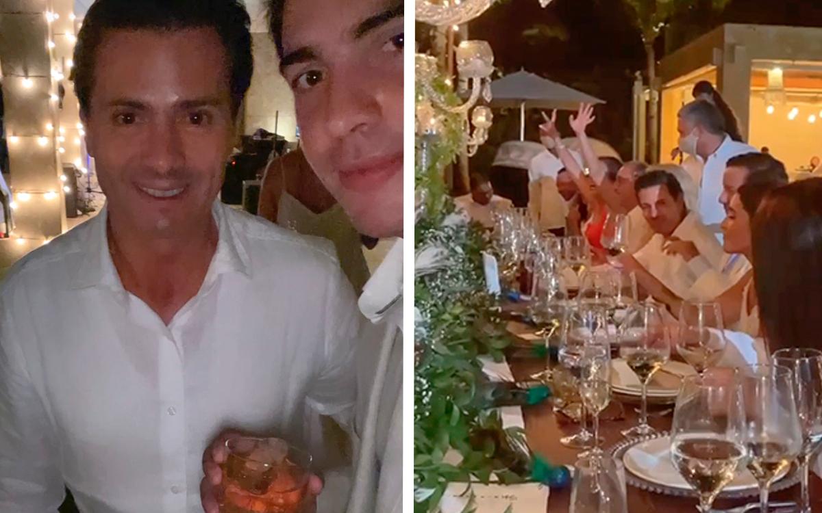 Reaparece Peña Nieto en una boda en República Dominicana