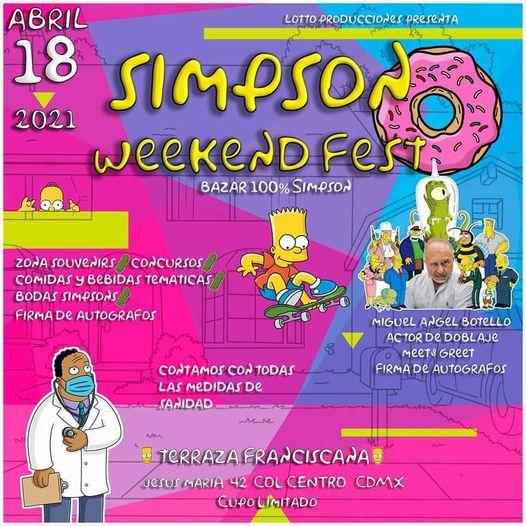 ¡Asiste al Simpson Weekend Fest para comer rosquillas y más!