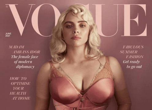 ¡Impresionante! Billie Eilish protagoniza portada de VOGUE con impactante cambio de look