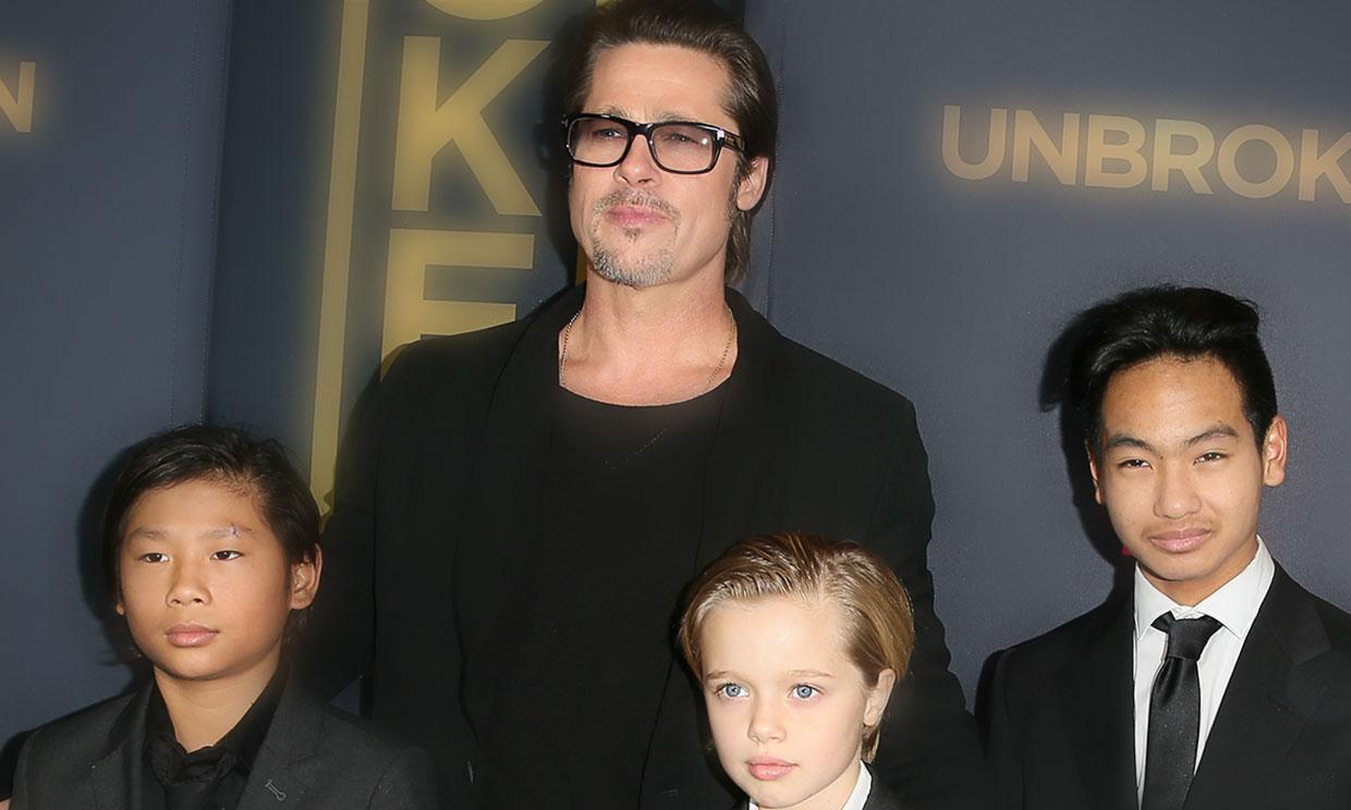 Brad Pitt obtiene custodia compartida de sus hijos con Angelina Jolie