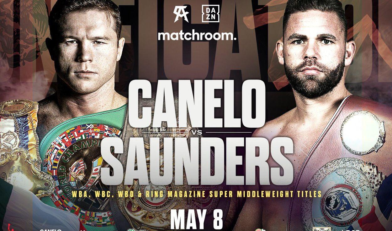 Siempre sí va la pelea Canelo vs Saunders