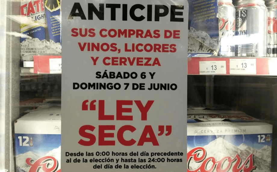 Conoce los estados que sí aplicarán Ley Seca por las Elecciones 2021