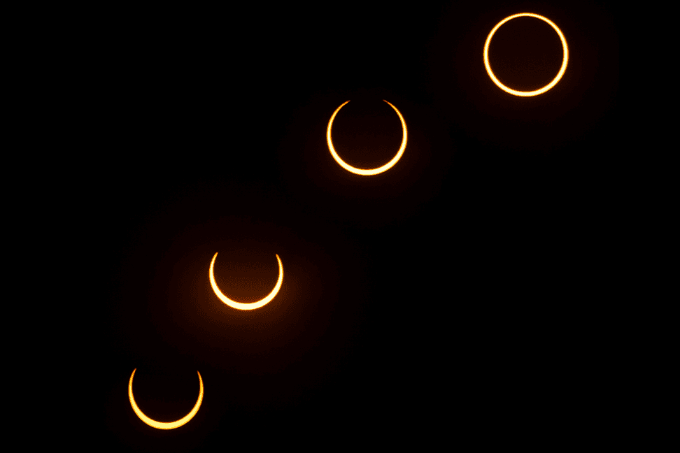 Fotogalería: Así se vio el eclipse Anillo de Fuego