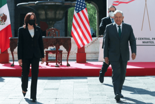Kamala Harris, vicepresidenta de Estados Unidos, está en México