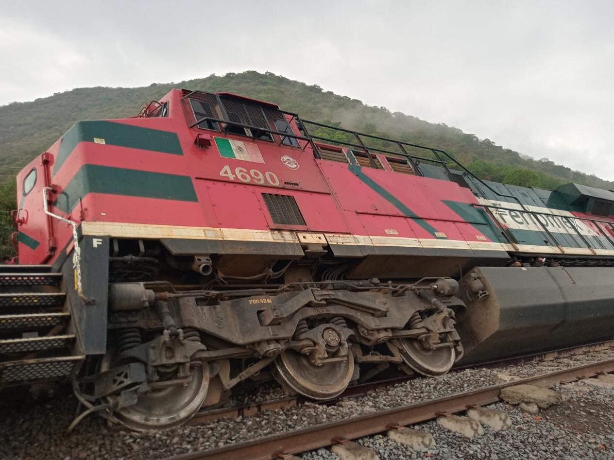 Se descarrila tren en Jalisco