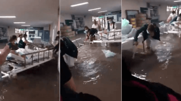 16 muertos deja la inundación de un hospital del IMSS en Tula