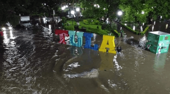 Tula sigue en caos después de las lluvias, el agua no baja y hay muchas afectaciones