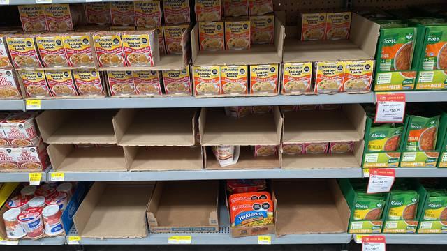 Compras de pánico por las sospecha de salida de sopas Maruchan del mercado