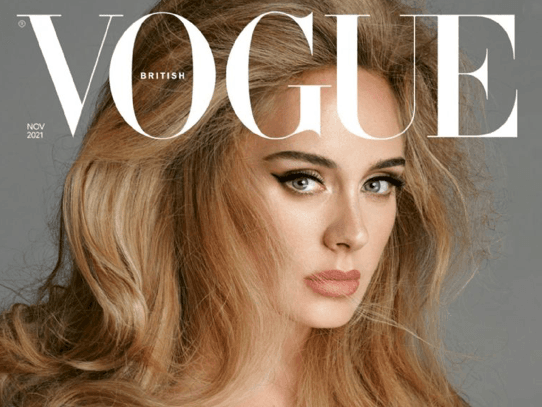 Adele impacta al protagonizar la nueva portada de Vogue