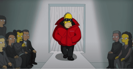 Los Simpson conquistan la pasarela de Balenciaga en la Semana de la Moda en París