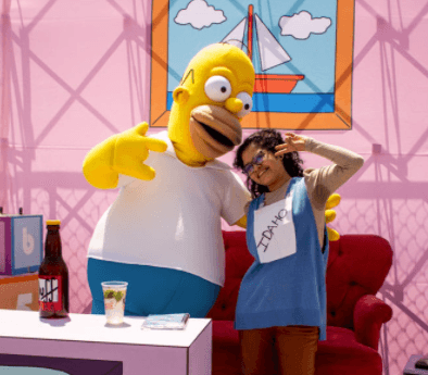 Vive la Navidad con los Simpson en el Centro Histórico