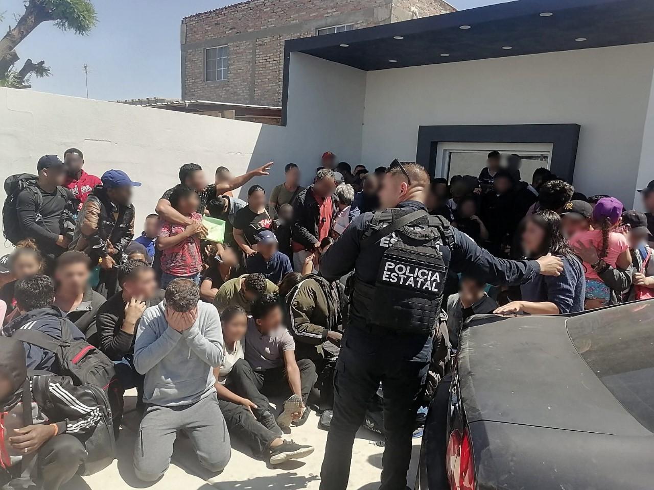 Liberan a 113 migrantes retenidos en una vivienda en San Luis Río Colorado, Sonora