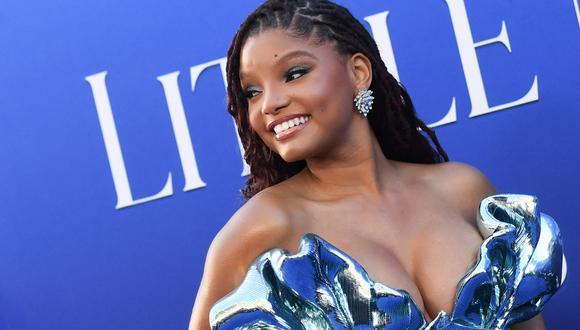 Halle Bailey deslumbra en la premier de La Sirenita