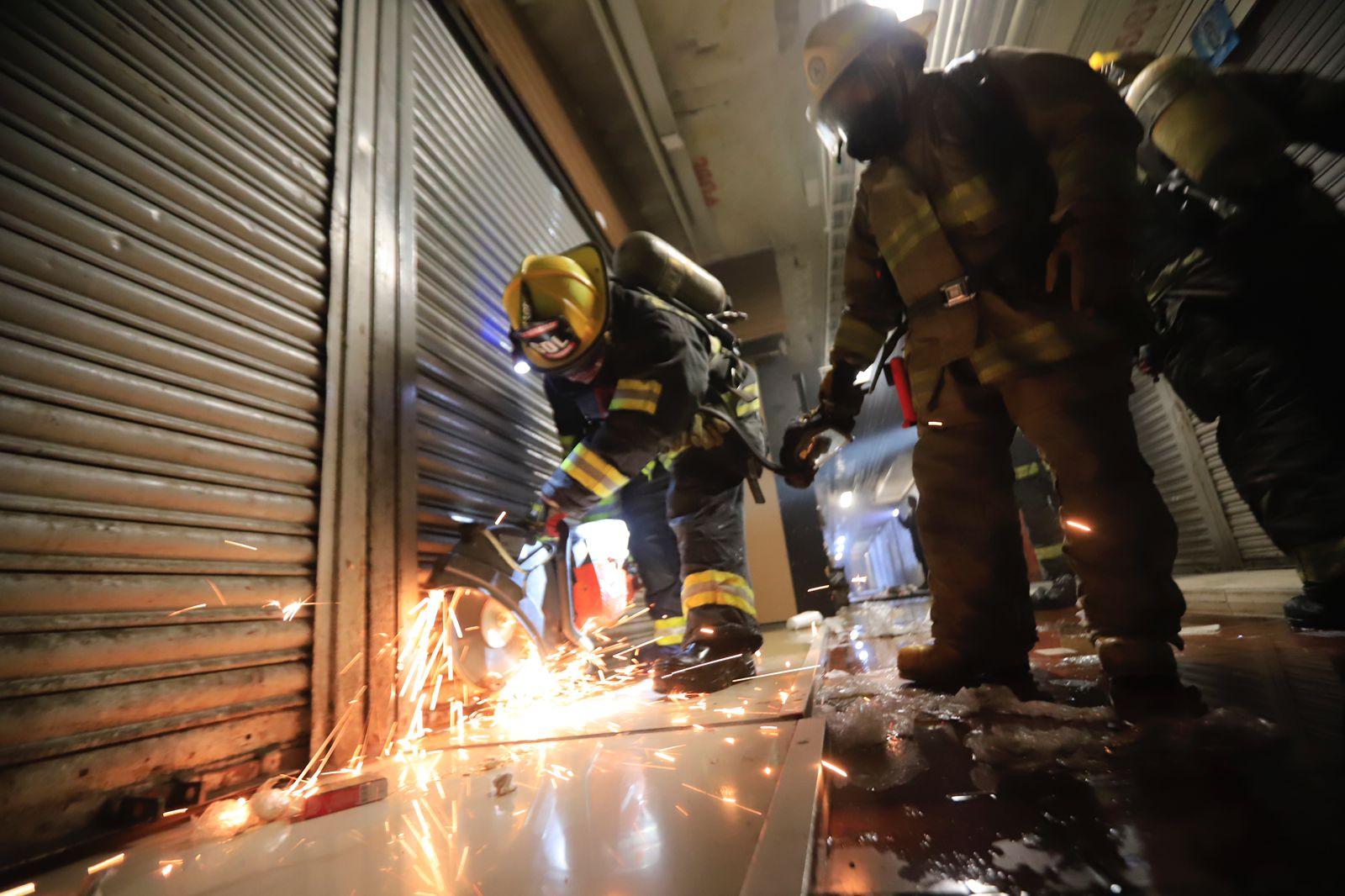 Reportan incendio en el mercado de San Juan de Dios  en Guadalajara