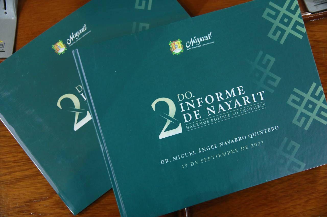 Entrega Gobernador de Nayarit el Segundo Informe a diputados