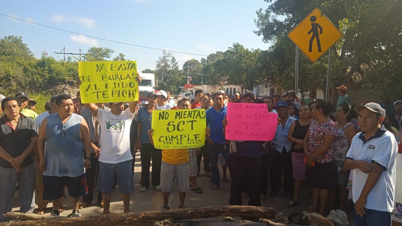 Bloqueos carreteros en Quintana Roo