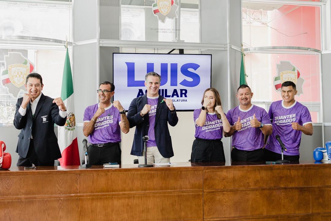 Anuncia Luis Aguilar torneo de box “Guantes Dorados