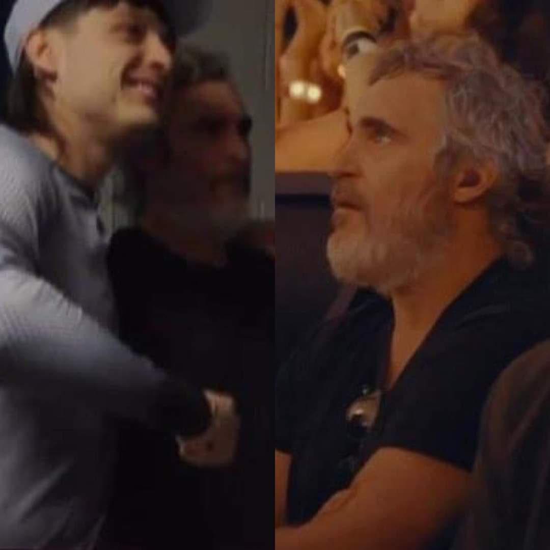 Joaquin Phoenix asiste a un concierto de Peso Pluma