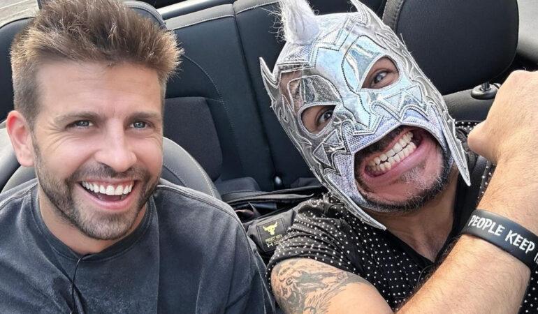 Piqué viaja a bordo del auto del Escorpión Dorado