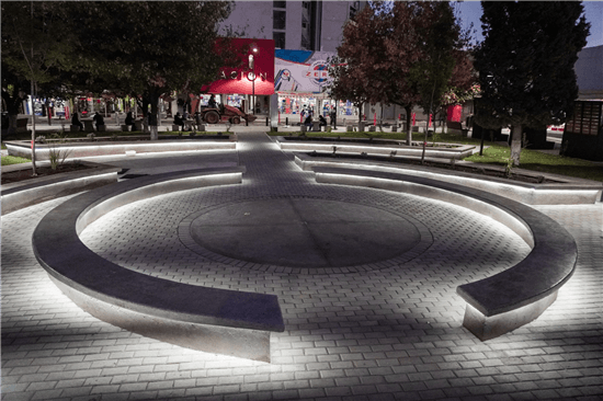Finaliza Gobierno Municipal trabajos de remodelación en la Plaza Merino