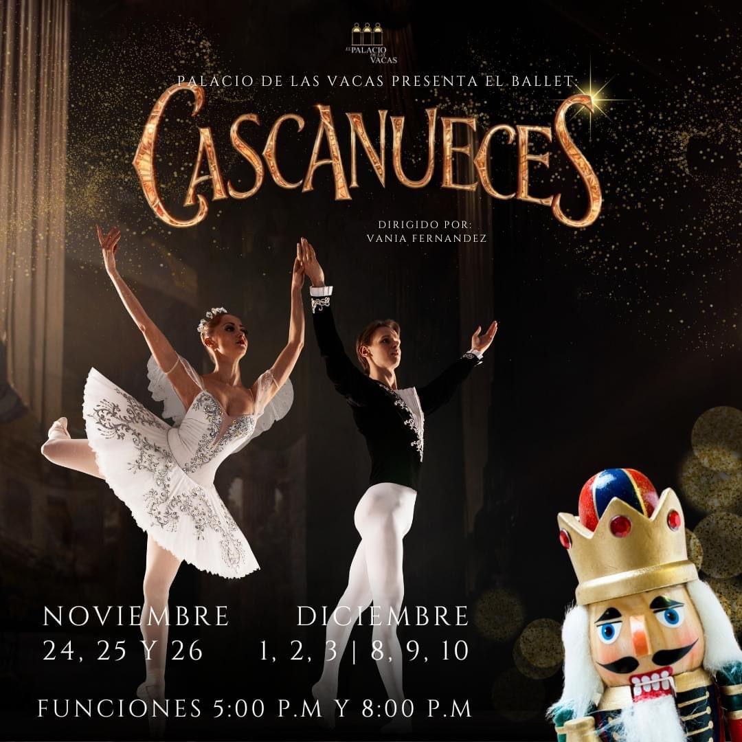 El cascanueces en el Palacio de las Vacas en Guadalajara