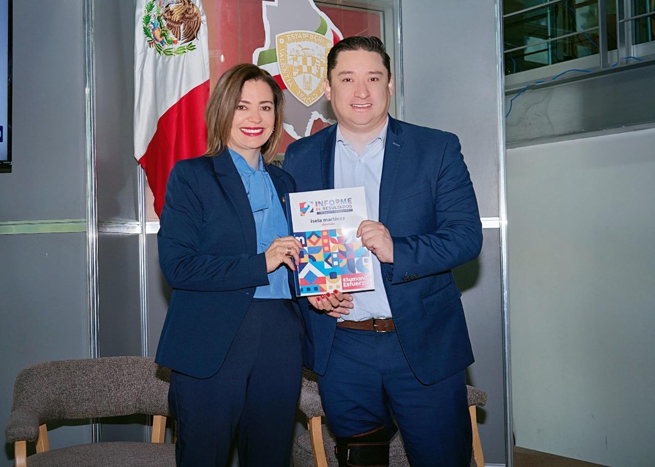 Entrega Diputada Isela Martínez su Segundo Informe de Actividades Legislativas