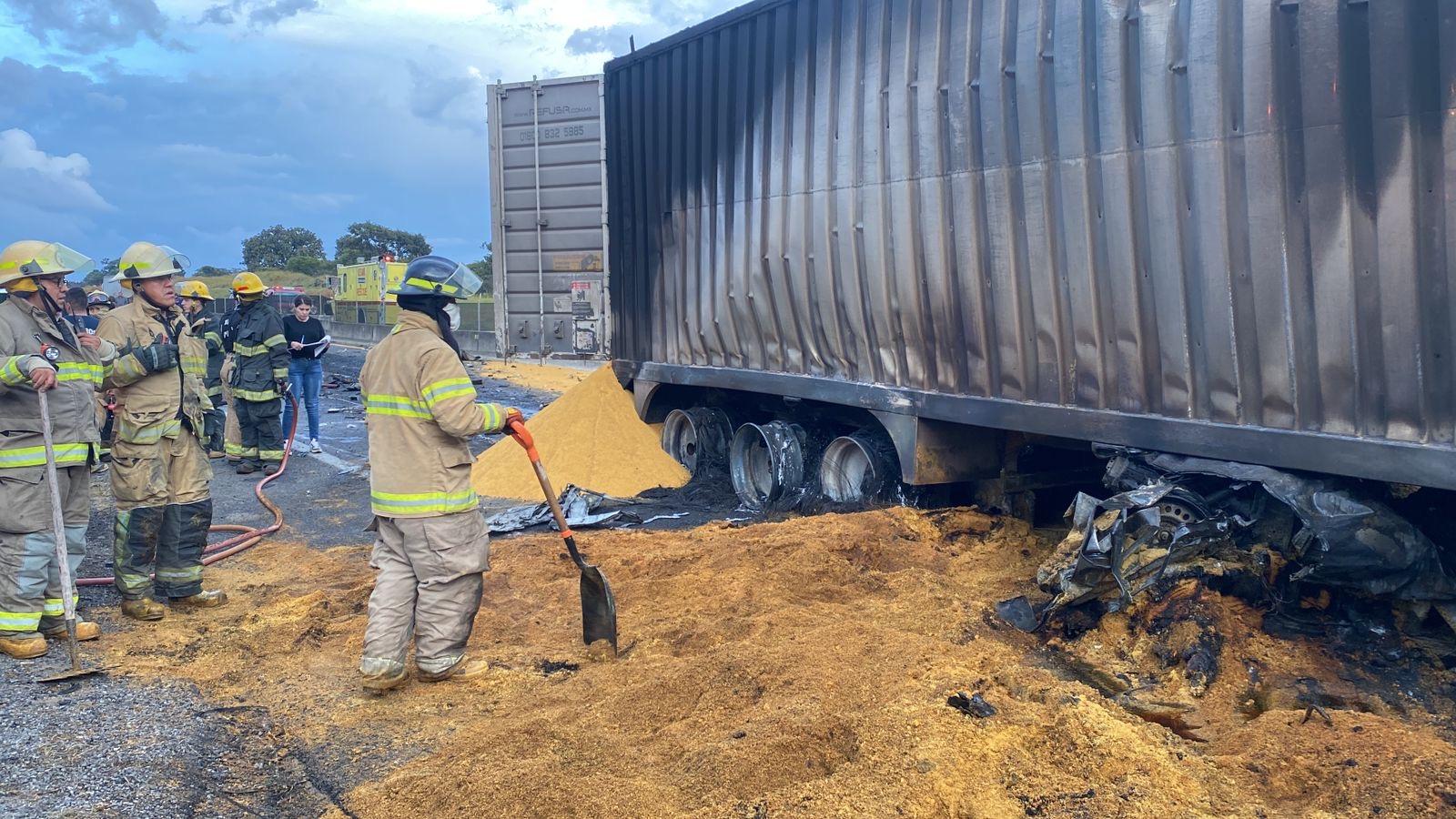 Se registra accidente en la carretera de los Altos de Jalisco