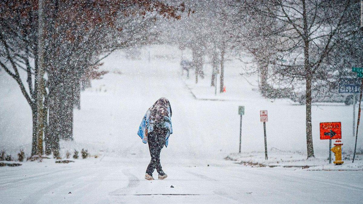 Las heladas llegaron a Estados Unidos y reportan temperaturas históricas 