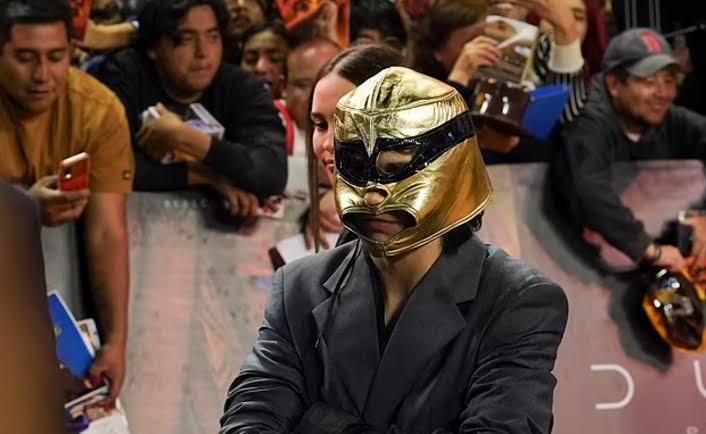 Timotheé Chalamet sorprende a los fans al usar máscara de luchador 