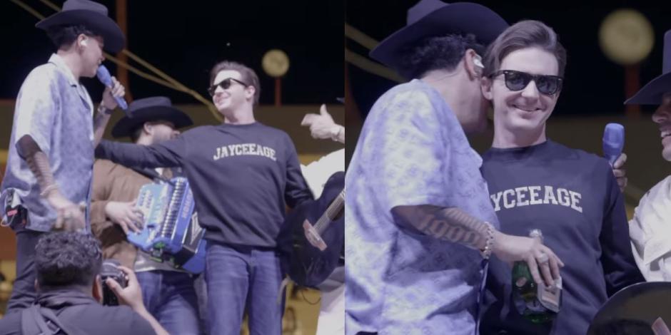 Drake Bell se subió al escenario con Grupo Firme 