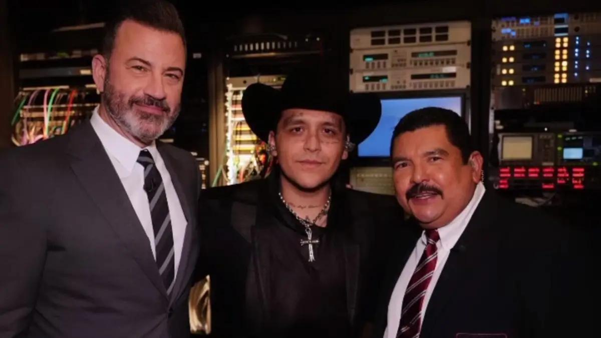 Nodal sorprende en el show de Jimmy Kimmel