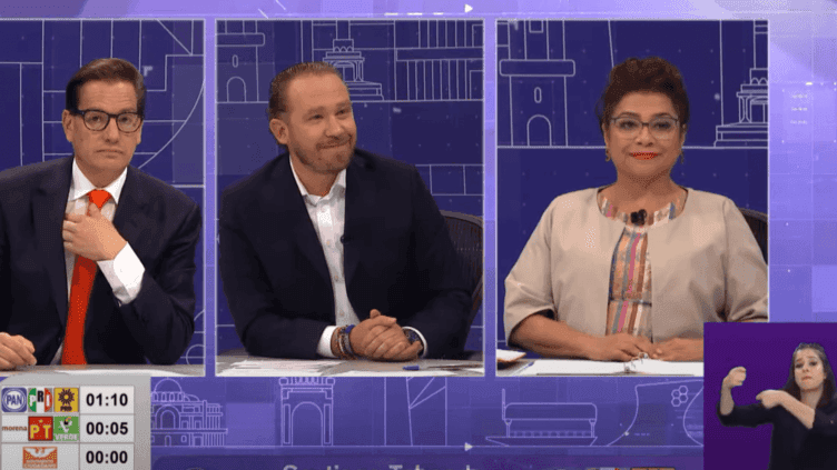 Debate chilango: Brugada, Taboada y Chertorivski intercambiaron propuestas de seguridad