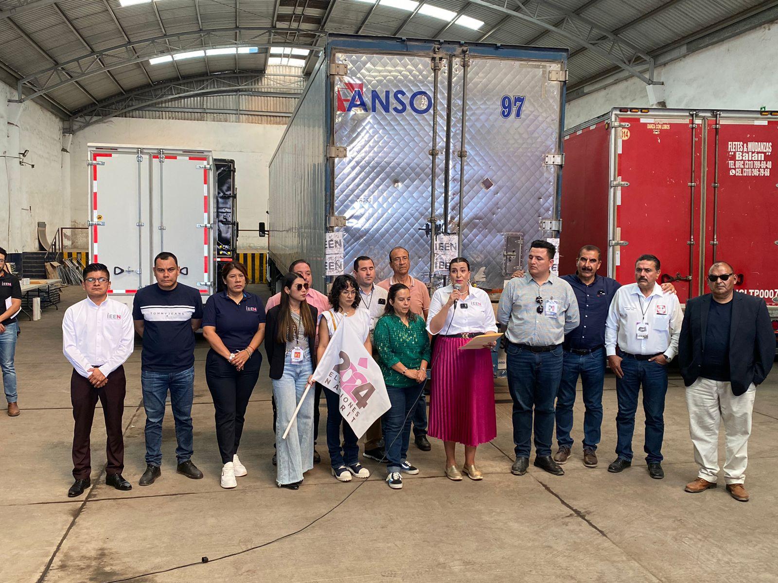 Llegan más de 3 millones de boletas electorales a Nayarit