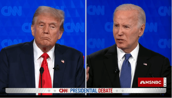 Primer debate presidencial entre Joe Biden y Donald Trump