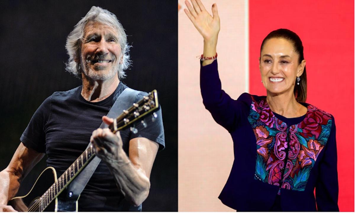 Roger Waters felicita a Claudia Sheinbaum