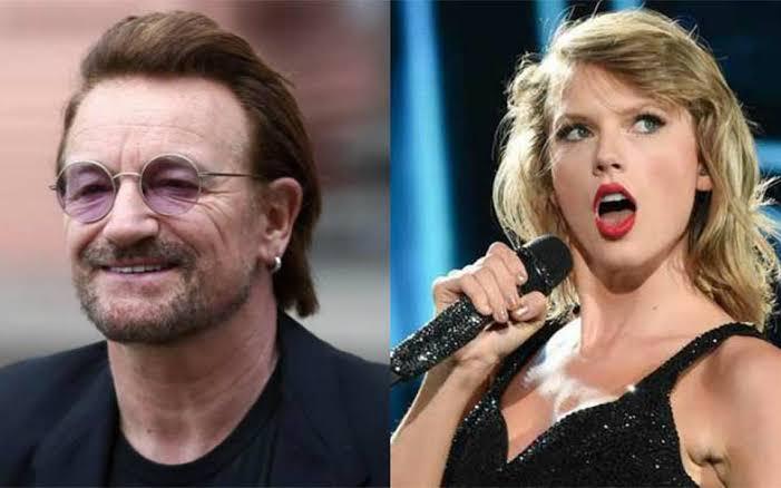 U2 le manda flores a Taylor Swift