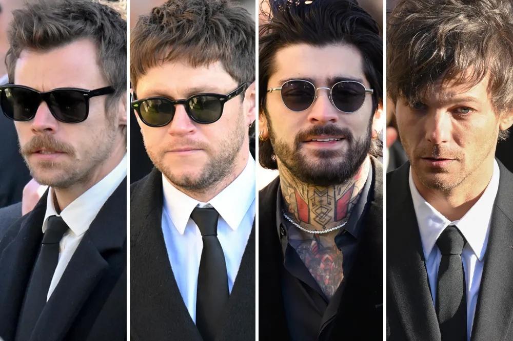 Ex integrantes de One Direction se reunieron en el funeral de Liam Payne 