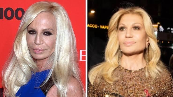 Donatella Versace sorprende con nuevo rostro 