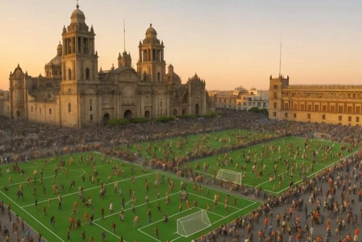 El zócalo capitalino recibirá al FIFA Fan Fest en el 2026 
