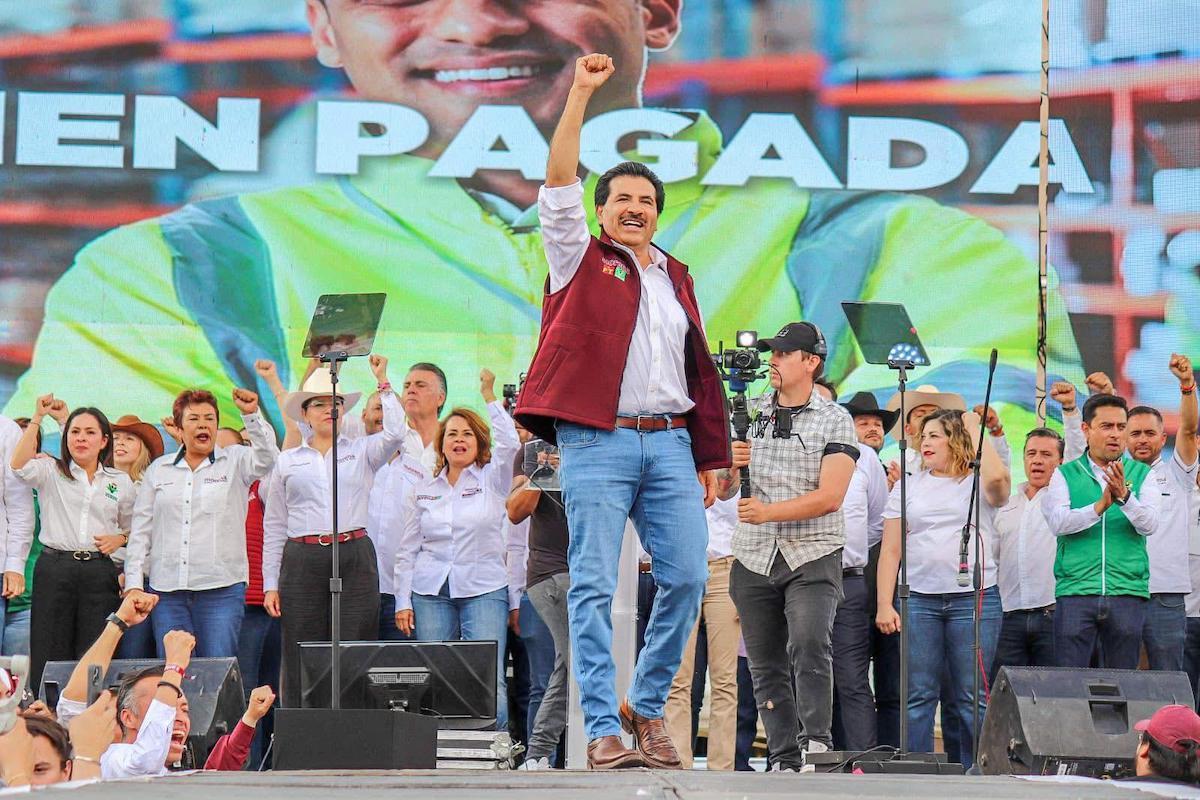 Con lleno total, José Ramón Enríquez cierra campaña en Durango