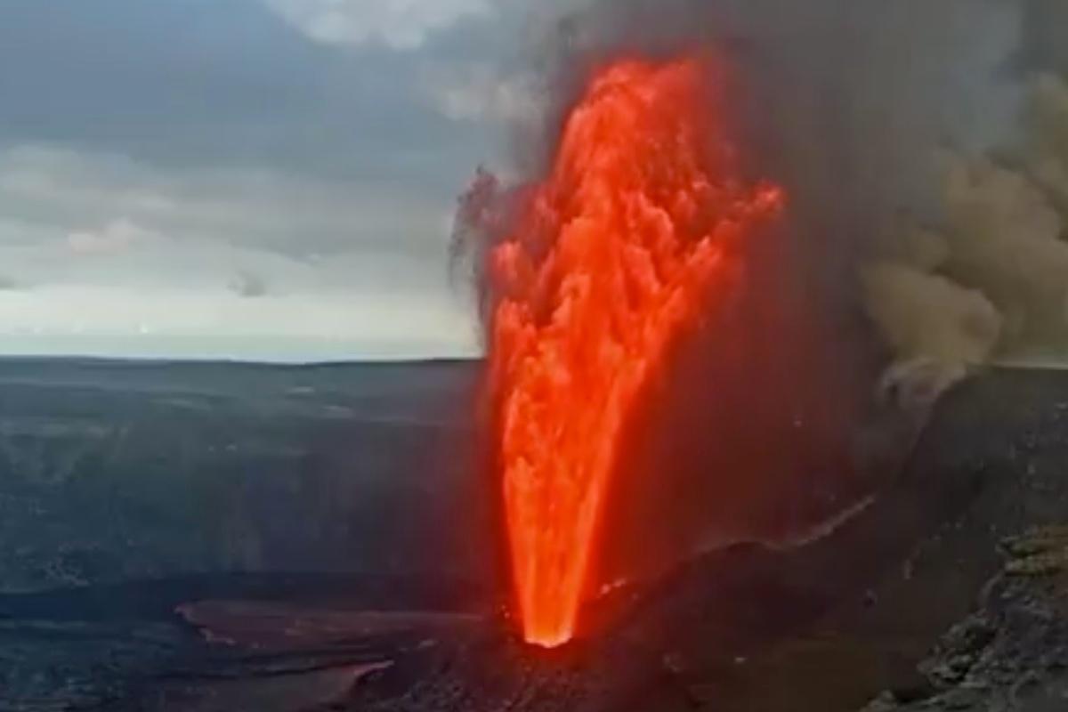 Espectacular erupción del volcán Kilauea deslumbra en Hawái