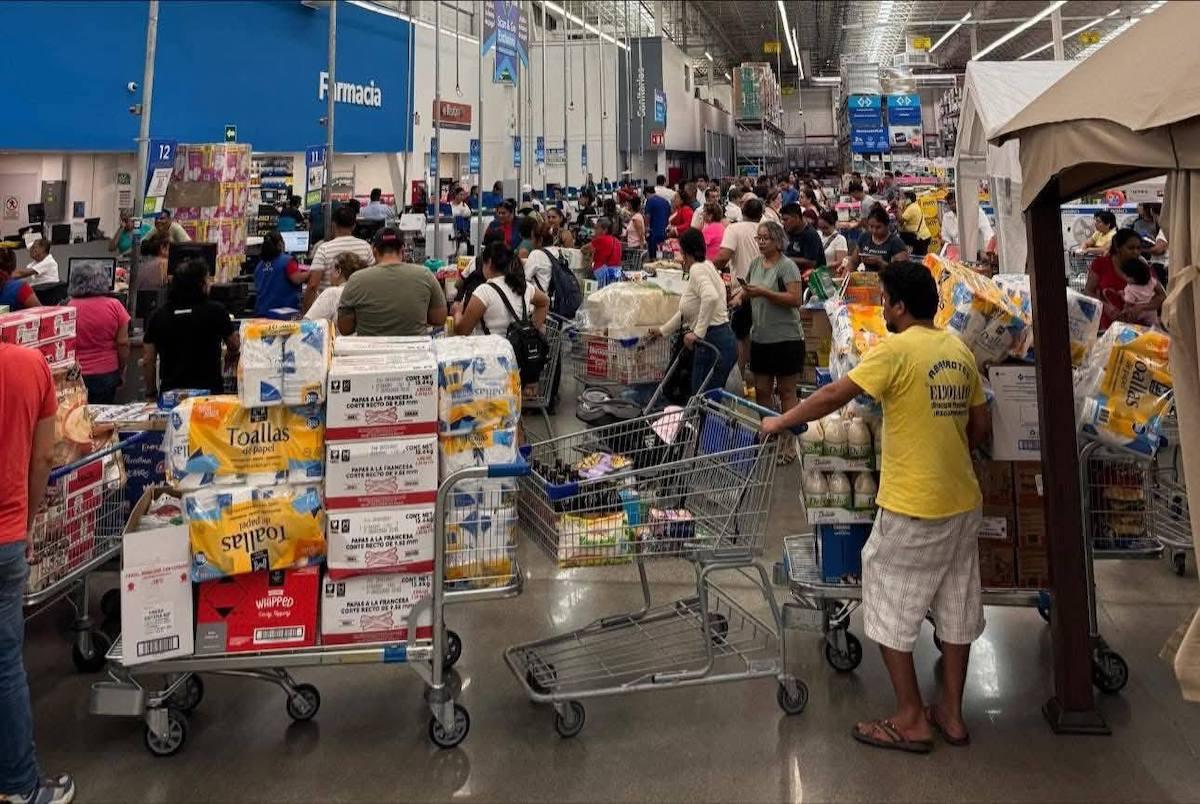 Compras de pánico en Oaxaca y Guerrero por Huracán Erick