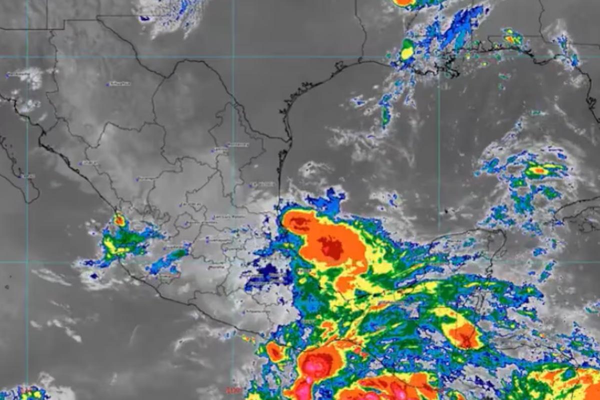 Tormenta Erick se intensifica