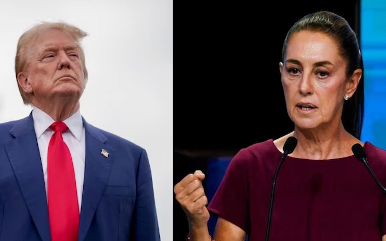 Trump pidió a Sheinbaum pasar a Washington durante su regreso a México
