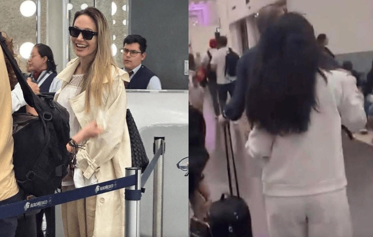 Salma Hayek y Angelina Jolie están en México 