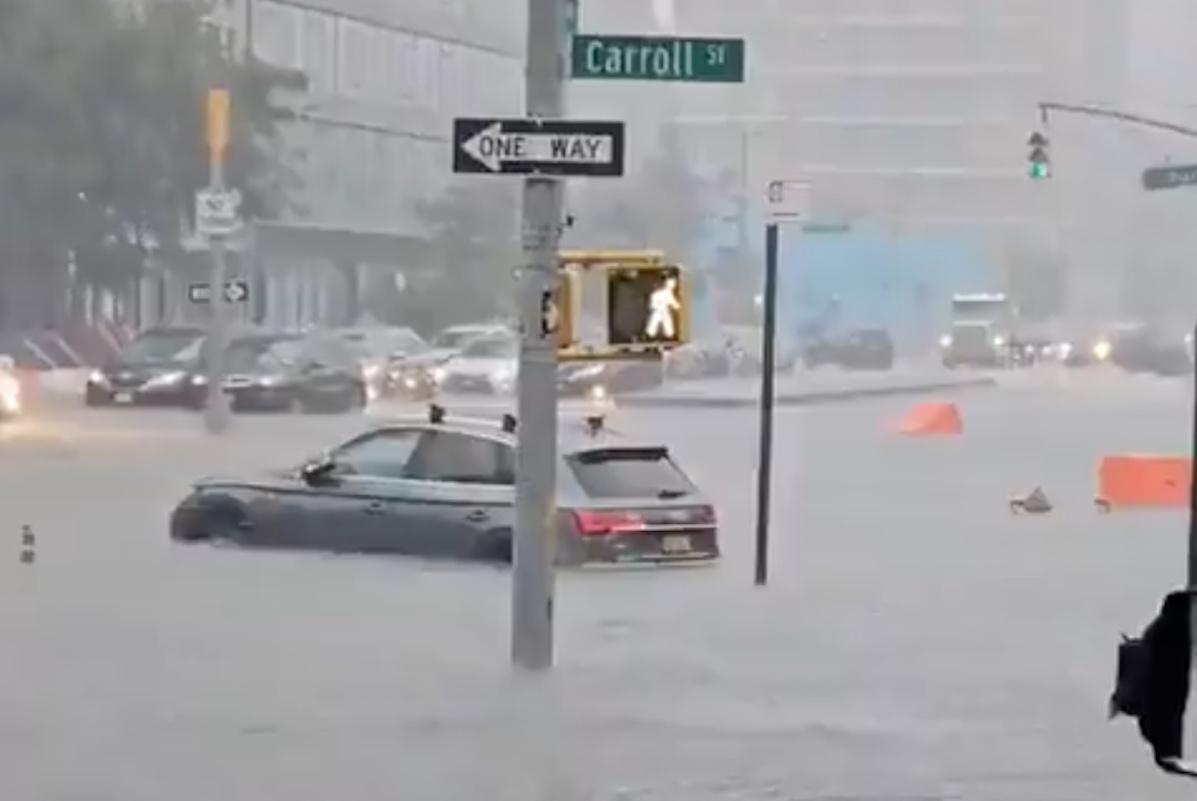 Nueva York está bajo el agua