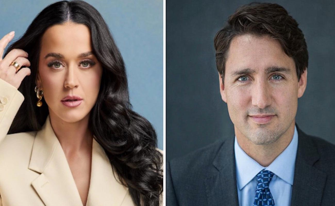 Katy Perry fue captada cenando con Justin Trudeau 