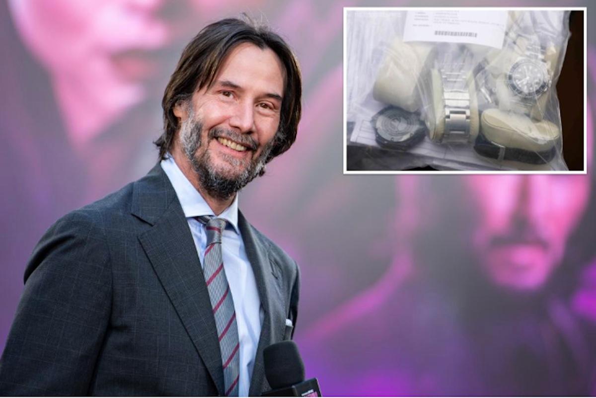 Encontraron los relojes de Keanu Reeves en Chile  